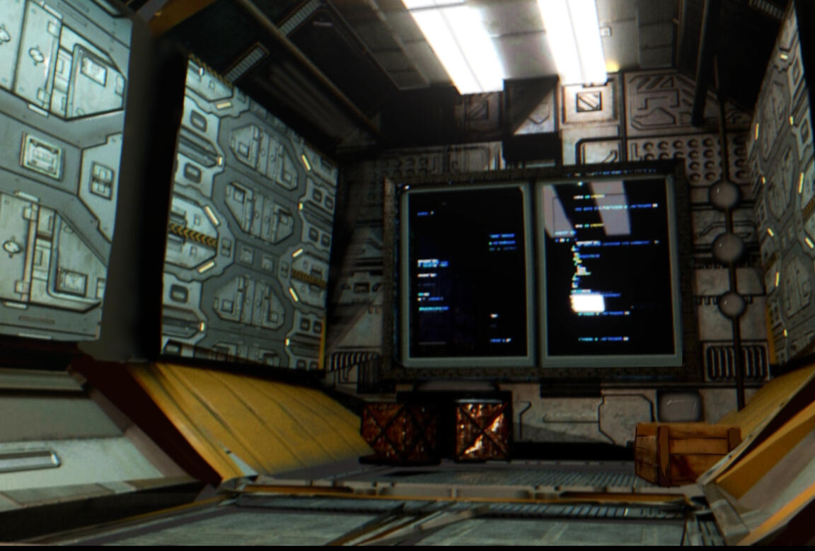 Valdivian Long Haul Ship — Control Passage by Pogostickz