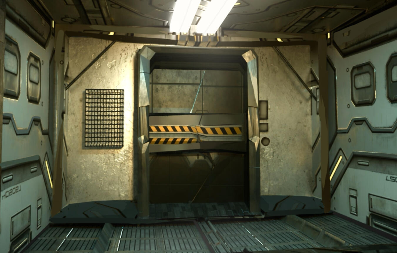 Valdivian Long Haul Ship - Doorway by Pogostickz